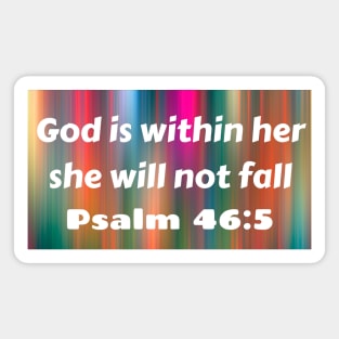 Bible Verse Psalm 46:5 Magnet